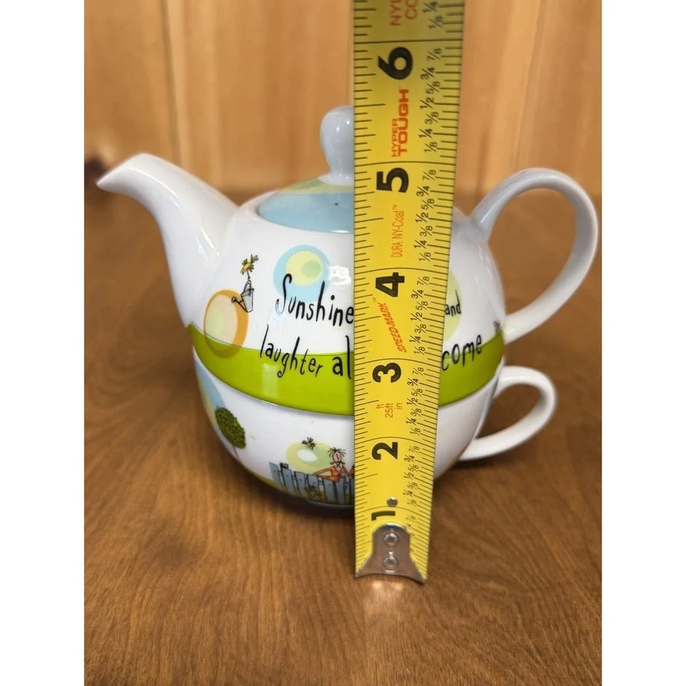 Creative Tops Born To Shop Gifts For Her Sunshine Friends Laughter Cup Teapot 09